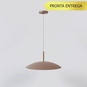 Pendente Tod Dish Egg Large Ø40Cm Led 19W 3000K - Qimporta Pd2526 (TERRACOTA)