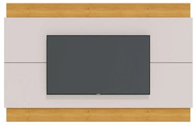 Painel Decorativo Sala de Estar 180cm Julien Off White/Nature G29 - Gran Belo