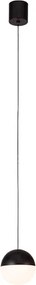 Pendente Led Metal Acrilico 7W 3000K Moon - PRETO