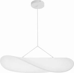 Pendente Led Fibra De Seda Branca 23W 3000K Planar