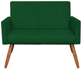 Namoradeira Larissa Suede Pés Palito Castanho D'Rossi - Verde