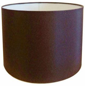 Cúpula Abajur Cilíndrica Cp-7017 Ø40x21cm Café