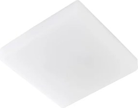 Plafon Led Sobrepor 16W 1600Lm 6500K Aluminio Branco Frameles