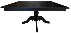 Mesa de Jantar Clássica Quadrada Altesse - 8 Lugares - 1,5m - Preto Clássico Kleiner