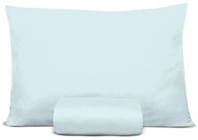 Jogo De Cama Solteiro 2 Peças 150 Fios Microfibra - Lençol E Fronha -... (Verde-Menta)