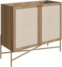 Balcão Aparador Buffet Cantinho do Café Pé Metal Arlo A10 Hanover/Dour