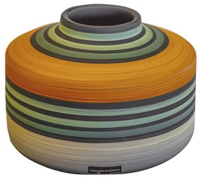Vaso Reto decorativo em Cerâmica Carolina Haveroth – Maruaga Fosco