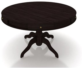 Mesa de Jogos Carteado 6 Lugares Bellagio com Gavetas e Tampo Reversível Base Estrela com Tecido Tabaco/Verde G42 - Gran Belo