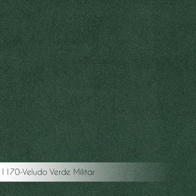 Kit 2 Cadeiras Decorativa Sala de Jantar Sidnei Veludo Verde G17 - Gran Belo
