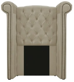 Kit Cabeceira e Calçadeira Veneza 100 cm Solteiro Linho Bege - ADJ Decor