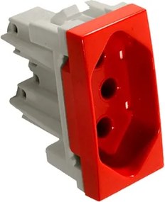 Modulo Tomada Plastico 20A Inova - VERMELHO