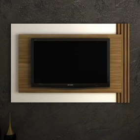 Painel Home para TV até 65 Sala de Estar PL3001 Natural/Off White G69 - Gran Belo