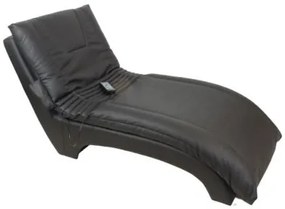 Chaise Longue, Divâ Massageador Cloé p/ Quarto, Sala, Consultório Psicologia preta - Varias Opções de Cores e Revestimentos
