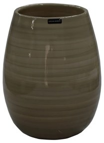Vaso Aberto decorativo em Cerâmica Carolina Haveroth – Salar Alto Brilho