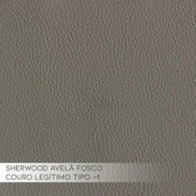 Poltrona do Papai Reclinável Elétrica com Controle Kyoto Lift Couro Avelã G43 - Gran Belo