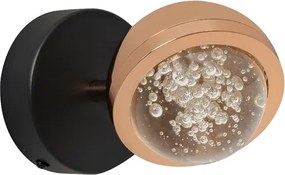 Arandela Led Aluminio Dourado 4W 3000K Universo