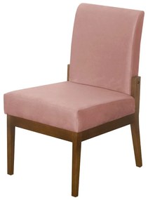 Kit 06 Cadeiras de Jantar Helena Suede Crepe