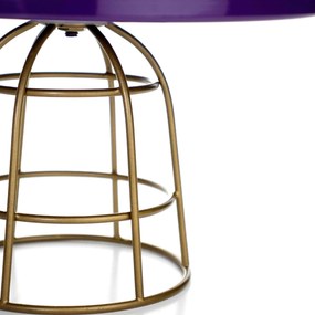 Boleira Com Suporte de Metal Com Base Roxo - D'Rossi