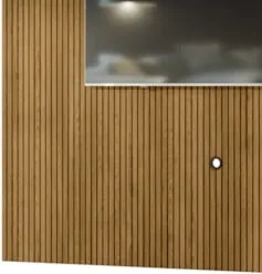Painel Para TV 75 Polegadas 238cm André Z10 Cumaru - Mpozenato