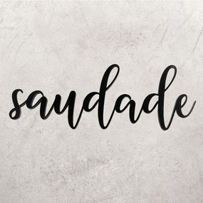 Palavra para parede Saudade