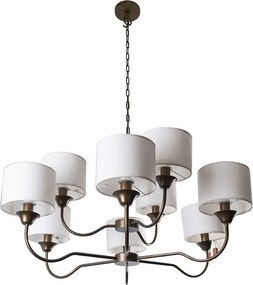 Lustre Aco Aluminio Ouro Novo Alba