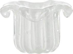 Vaso Murano Salvador PP - Quartzo Pérola  Quartzo Pérola