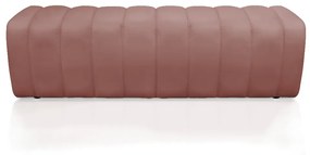 Calçadeira Olivia Queen 160 cm Veludo - D'Rossi - Rose