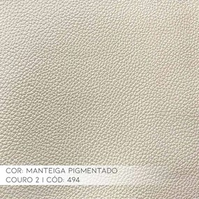 Poltrona do Papai Reclinável Elétrica Armênia Power Touch Couro Off White G40 - Gran Belo