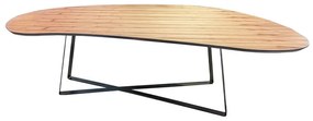 Mesa Contemporânea Tátio Bean 2400 - Lâmina Natural Kleiner