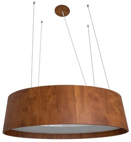 Pendente Madeira Acrilico Imbuia 45cm