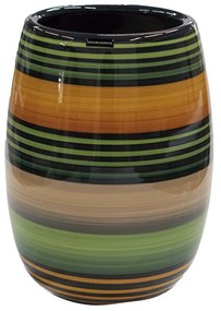Vaso Aberto decorativo em Cerâmica Carolina Haveroth – Maruaga Alto Brilho