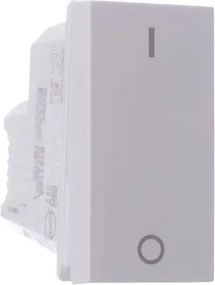 Modulo Interruptor Bipolar Simples Branco 10A Orion