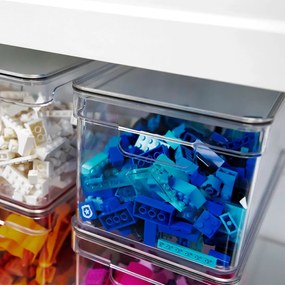 Organizador Com Tampa Clear 30 x 15 x 13 cm