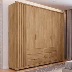 Guarda Roupa Casal 6 Portas Martin C01 Buriti - Mpozenato