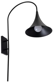 Arandela Aluminio Preto Ip62 Campana Turno