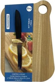 Kit Tábua 28cm com Faca para Legumes Plenus 2 Peças