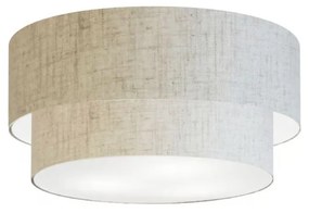 Plafon Para Sala Cilíndrico SL-3017 Cúpula Cor Rústico Bege