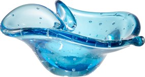 Coração Porta Objetos em Murano - Aquamarine  Aquamarine