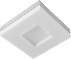 Plafon Led Sobrepor Quadrado Branco 9W 1125Lm Asturias - LED BRANCO QUENTE (3000K)