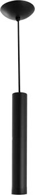 Pendente Alumínio 29,5xø4cm Lisse I - PRETO