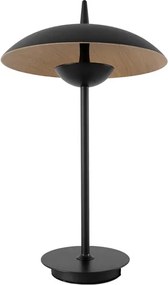 Luminaria De Mesa Led Metal Preto Freijo 12W 3000K Shimeji