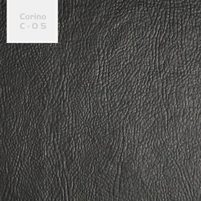 Poltrona 2 Lugares Liverpool Sala de Estar PU Sintético Preto G15 - Gran Belo