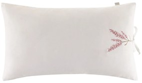 Almofada c/ Enchimento Karsten Arabella com Bordado Lateral 30x50cm - Off White  Off White