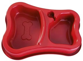 Comedouro Duplo Automático Anti-Formiga Vermelho