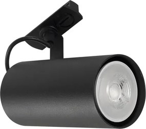 Spot Para Trilho Com Adaptador 15,5x7,6cm Lisse Ii - PRETO