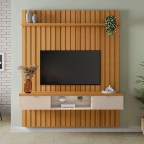 Painel Suspenso Ripado 1.8 You/Ilusion MDP/MDF Cinamomo Mel G26 - HB Móveis