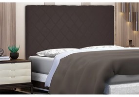 Cabeceira Cama Box Solteiro 90cm Esmeralda Suede Café - Sheep Estofados - Marrom