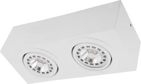 Plafon Sobrepor Aluminio R70 5W 7Cmx26cm - BRANCO