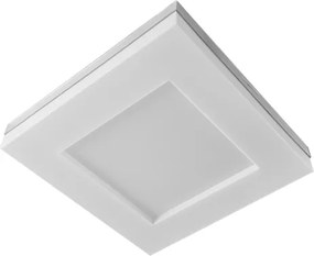 Plafon Led Sobrepor Branco 25W Asturias - LED BRANCO FRIO (6500K)