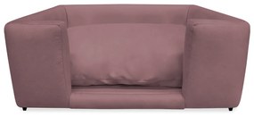 Caminha Cão Cama Pet Lili P/ Cães e Gatos Almofada Lavável Suede Cores - Rosê